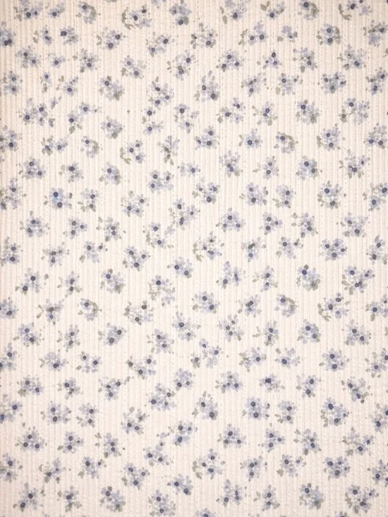 Madewell Floral Ribbed Knit Top Size XL NWT Soft Stretch Cottagecore - Picture 3 of 6